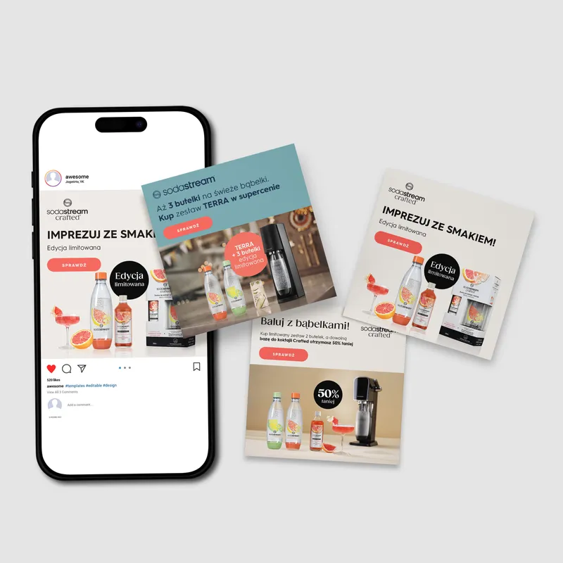Posty promocyjne SodaStream